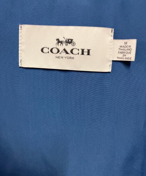COACH（コーチ）COACH (コーチ) ナイロンジャケット ブルー サイズ:Mの古着・服飾アイテム