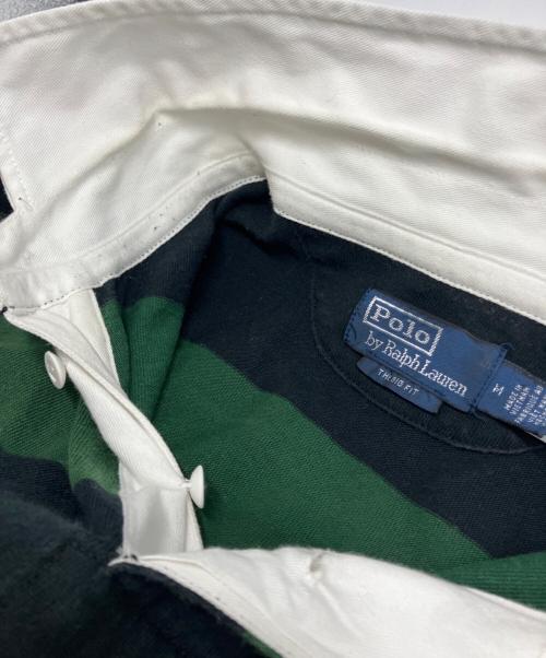 POLO RALPH LAUREN（ポロ・ラルフローレン）POLO RALPH LAUREN (ポロ・ラルフローレン) ラガーシャツ グリーン サイズ:Mの古着・服飾アイテム
