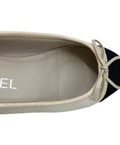 CHANEL（シャネル）CHANEL (シャネル) バレリーナシューズ アイボリー サイズ:35の古着・服飾アイテム
