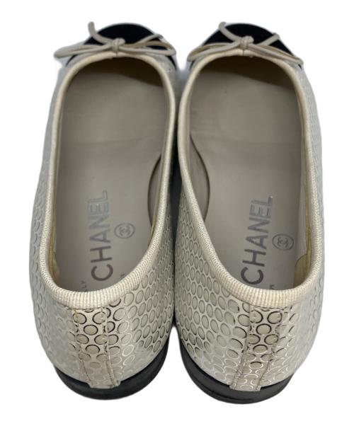 CHANEL（シャネル）CHANEL (シャネル) バレリーナシューズ アイボリー サイズ:35の古着・服飾アイテム