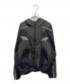 UMBRO×SLAM JAMアンブロ×サイアム ジャム）の古着「GUARDING MASKED TRACK JACKET」｜グレー