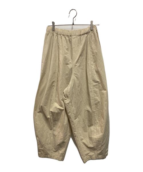 Curensology（カレンソロジー）Curensology (カレンソロジー) コットンリネンドロストパンツ ベージュ サイズ:FREEの古着・服飾アイテム