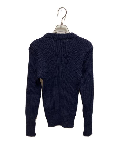 Miller Rayner（Miller Rayner）Miller Rayner (Miller Rayner) リブクルーネックプルオーバー ネイビー サイズ:Sの古着・服飾アイテム