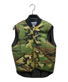 DICKSON（ディクソン）の古着「RIPSTOP VERTICAL VEST」｜グリーン