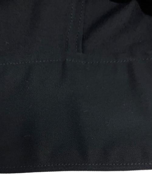 NICENESS（ナイスネス）NICENESS (ナイスネス) 26AW HUFFAM S140sウーステッドギャバジンロッヂシャツ ブラック サイズ:XLの古着・服飾アイテム