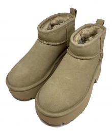 UGG（アグ）の古着「Classic Ultra Mini New Heights」｜ベージュ