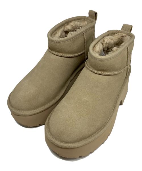 UGG（アグ）UGG (アグ) Classic Ultra Mini New Heights ベージュ サイズ:22cmの古着・服飾アイテム