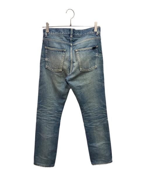 Saint Laurent Paris（サンローランパリ）Saint Laurent Paris (サンローランパリ) ボタンフライ コットン スリム インディゴ サイズ:26の古着・服飾アイテム