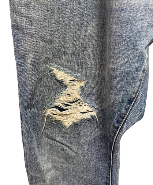 UNION（ユニオン）UNION (ユニオン) ダメージ加工デニムパンツ インディゴ サイズ:MEDIUMの古着・服飾アイテム