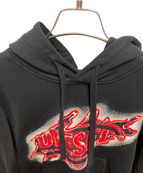 DIESEL（ディーゼル）DIESEL (ディーゼル) S-GINN-HOOD ブラック サイズ:Sの古着・服飾アイテム