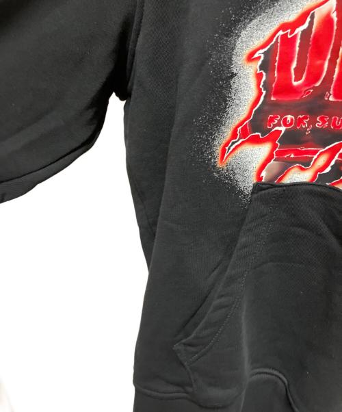 DIESEL（ディーゼル）DIESEL (ディーゼル) S-GINN-HOOD ブラック サイズ:Sの古着・服飾アイテム