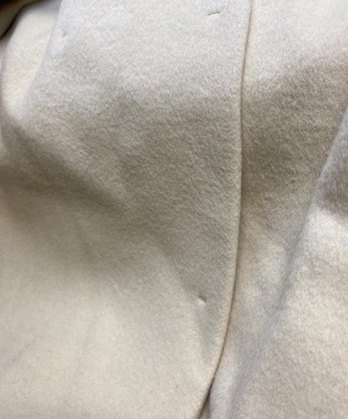 allureville（アルアバイル）allureville (アルアバイル) カシミヤ混リバーミドルラップコート イエロー サイズ:Ｓの古着・服飾アイテム