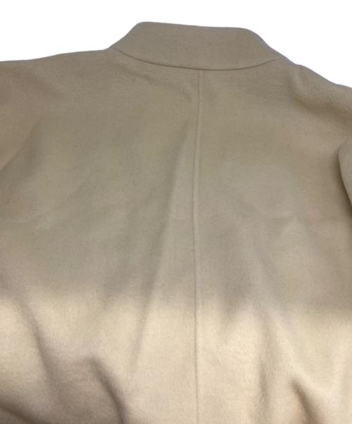 allureville（アルアバイル）allureville (アルアバイル) カシミヤ混リバーミドルラップコート イエロー サイズ:Ｓの古着・服飾アイテム