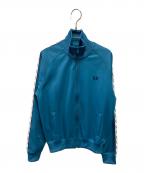 FRED PERRYフレッドペリー）の古着「Taped Track Jacket」｜スカイブルー