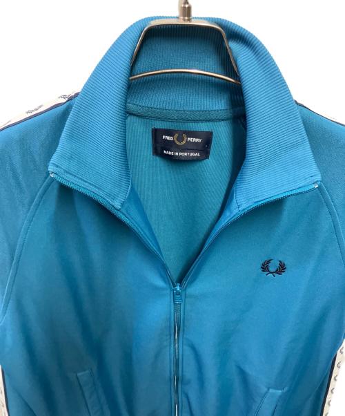 FRED PERRY（フレッドペリー）FRED PERRY (フレッドペリー) Taped Track Jacket スカイブルー サイズ:Sの古着・服飾アイテム