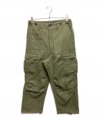 NIGEL CABOURNナイジェルケーボン）の古着「ARMY CARGO PANT」｜グリーン