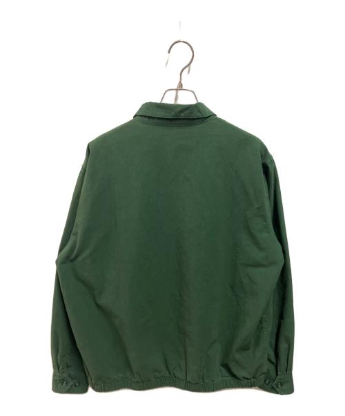 BEAMS PLUS（ビームスプラス）BEAMS PLUS (ビームスプラス) ハイカウント ウェザークロス ジッパー ブルゾン グリーン サイズ:Ｓの古着・服飾アイテム