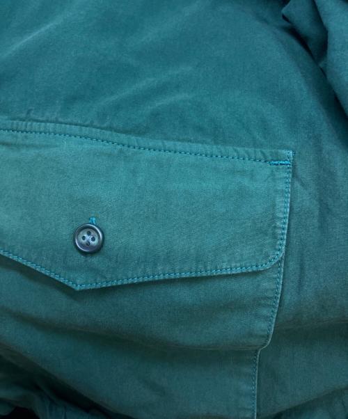 BEAMS PLUS（ビームスプラス）BEAMS PLUS (ビームスプラス) ハイカウント ウェザークロス ジッパー ブルゾン グリーン サイズ:Ｓの古着・服飾アイテム