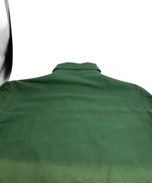 BEAMS PLUS（ビームスプラス）BEAMS PLUS (ビームスプラス) ハイカウント ウェザークロス ジッパー ブルゾン グリーン サイズ:Ｓの古着・服飾アイテム