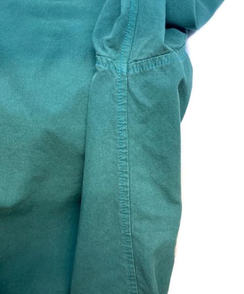 BEAMS PLUS（ビームスプラス）BEAMS PLUS (ビームスプラス) ハイカウント ウェザークロス ジッパー ブルゾン グリーン サイズ:Ｓの古着・服飾アイテム