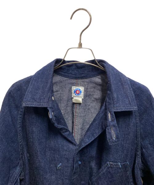 POST O'ALLS（ポストオーバーオールズ）POST O'ALLS (ポストオーバーオールズ) WAREHOUSE (ウエアハウス) BEAMS PLUS (ビームスプラス) 別注 Coverall Denim インディゴ サイズ:Sの古着・服飾アイテム