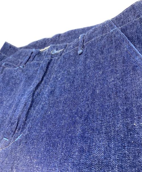 POST O'ALLS（ポストオーバーオールズ）POST O'ALLS (ポストオーバーオールズ) WAREHOUSE (ウエアハウス) BEAMS PLUS (ビームスプラス) 別注 Denim Work Pants インディゴ サイズ:サイズ詳細参照の古着・服飾アイテム