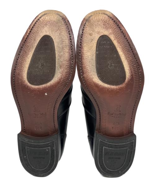 SCOTCH GRAIN（スコッチグレイン）SCOTCH GRAIN (スコッチグレイン) FLEXIBLE ウイングチップローファー ブラック サイズ:241/2の古着・服飾アイテム