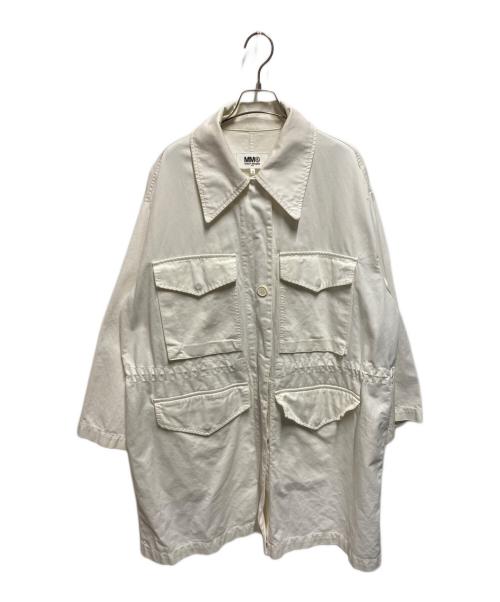 MM6 Maison Margiela（エムエムシックスメゾンマルジェラ）MM6 Maison Margiela (エムエムシックスメゾンマルジェラ) ミリタリーコート グレー サイズ:40の古着・服飾アイテム