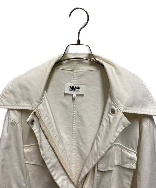 MM6 Maison Margiela（エムエムシックスメゾンマルジェラ）MM6 Maison Margiela (エムエムシックスメゾンマルジェラ) ミリタリーコート グレー サイズ:40の古着・服飾アイテム