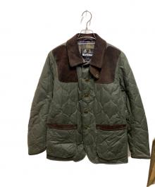 Barbour×TO KI TO（バブアー×トキト）の古着「sporting Quilted Wax Jacket」｜オリーブ
