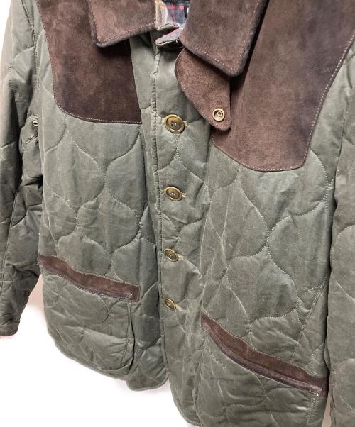 Barbour（バブアー）Barbour (バブアー) TO KI TO (トキト) sporting Quilted Wax Jacket オリーブ サイズ:Ｍの古着・服飾アイテム