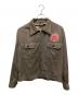 Lion UNIFORM（ライオン ユニフォーム）の古着「50-60sワッペン付ワークジャケット」｜ベージュ
