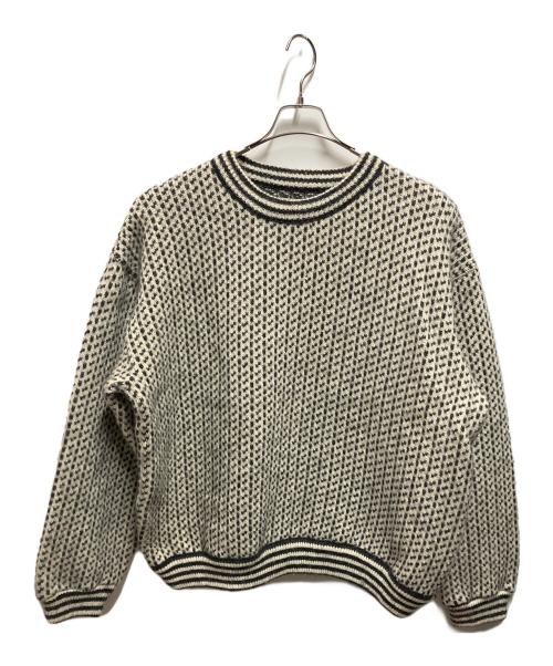 L.L.Bean（エルエルビーン）L.L.Bean (エルエルビーン) バーズアイニット ホワイト サイズ:不明の古着・服飾アイテム