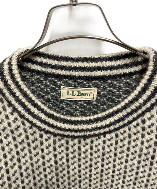 L.L.Bean（エルエルビーン）L.L.Bean (エルエルビーン) バーズアイニット ホワイト サイズ:不明の古着・服飾アイテム