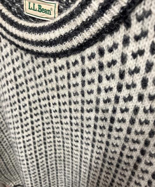 L.L.Bean（エルエルビーン）L.L.Bean (エルエルビーン) バーズアイニット ホワイト サイズ:不明の古着・服飾アイテム