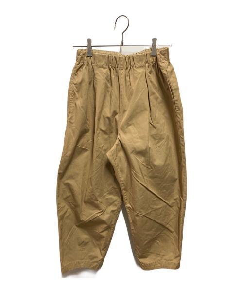 KAGURE（カグレ）KAGURE (カグレ) 25SS コットンクロップドパンツ ブラウン サイズ:Freeの古着・服飾アイテム