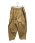 KAGURE（カグレ）の古着「25SS コットンクロップドパンツ」｜ブラウン