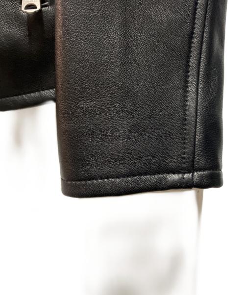 Retro Grade（レトログレード）Retro Grade (レトログレード) シープレザー シングル ライダースジャケット ブラック サイズ:Mの古着・服飾アイテム