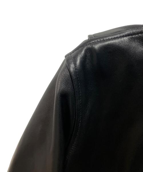 Retro Grade（レトログレード）Retro Grade (レトログレード) シープレザー シングル ライダースジャケット ブラック サイズ:Mの古着・服飾アイテム