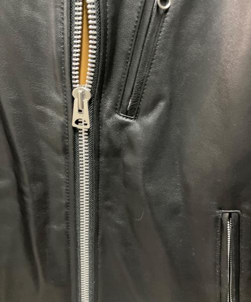 Retro Grade（レトログレード）Retro Grade (レトログレード) シープレザー シングル ライダースジャケット ブラック サイズ:Mの古着・服飾アイテム