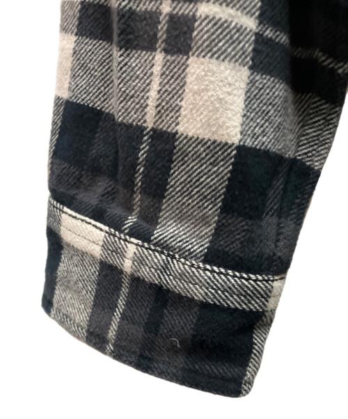 SUPREME（シュプリーム）SUPREME (シュプリーム) 26SS Hooded Flannel Shirt グレー サイズ:Lの古着・服飾アイテム