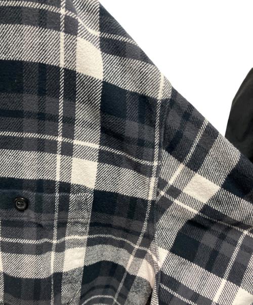 SUPREME（シュプリーム）SUPREME (シュプリーム) 26SS Hooded Flannel Shirt グレー サイズ:Lの古着・服飾アイテム