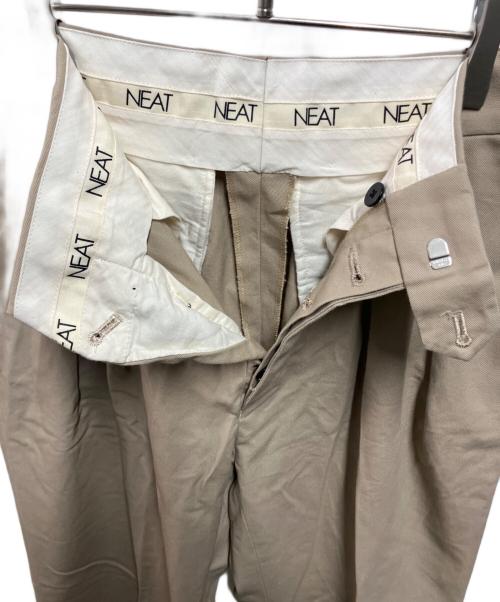 NEAT（ニート）NEAT (ニート) 2タックスラックス ブラウン サイズ:42の古着・服飾アイテム