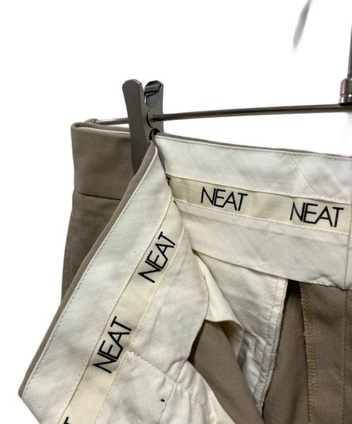 NEAT（ニート）NEAT (ニート) 2タックスラックス ブラウン サイズ:42の古着・服飾アイテム