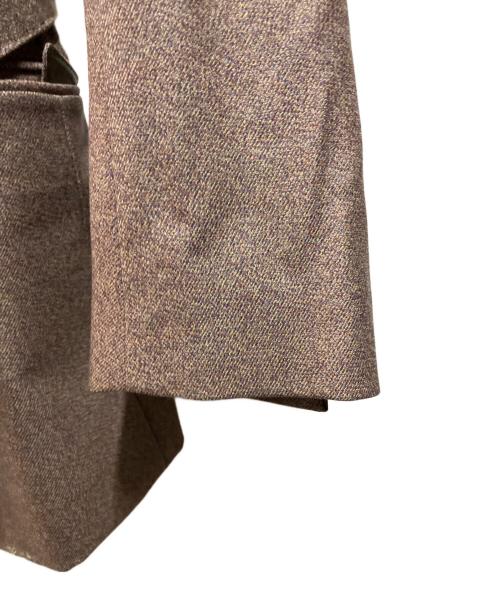 SADE（シャーデー）SADE (シャーデー) ベルテッドピークドジャケット JK09 ブラウン サイズ:2の古着・服飾アイテム