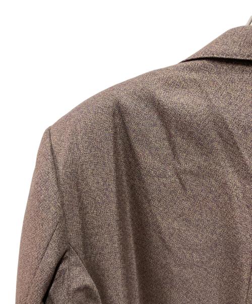 SADE（シャーデー）SADE (シャーデー) ベルテッドピークドジャケット JK09 ブラウン サイズ:2の古着・服飾アイテム