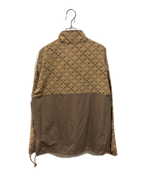 adidas（アディダス）adidas (アディダス) クラシック モノ ウインドブレーカー ベージュ サイズ:２XL 未使用品の古着・服飾アイテム