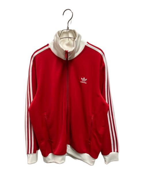 adidas（アディダス）adidas (アディダス) アディカラー クラシックス トラックトップ レッド サイズ:2XLの古着・服飾アイテム