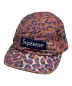 SUPREMEシュプリーム）の古着「Washed Chino Twill Camp Cap」｜ピンク×オレンジ