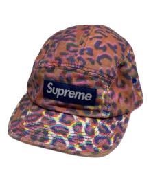 SUPREME（シュプリーム）の古着「Washed Chino Twill Camp Cap」｜ピンク×オレンジ